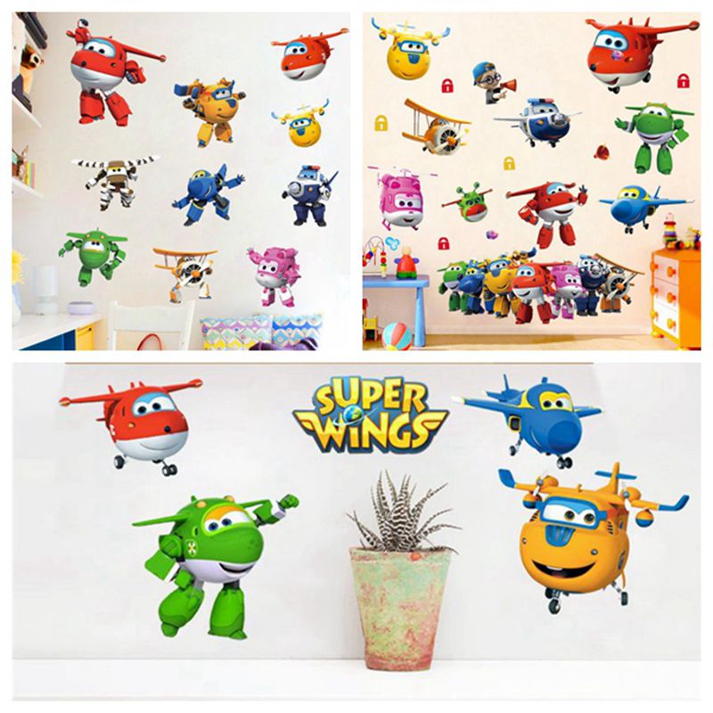Baby Nursery Design - Heißer Cartoon Super Flügel Verformung Flugzeug