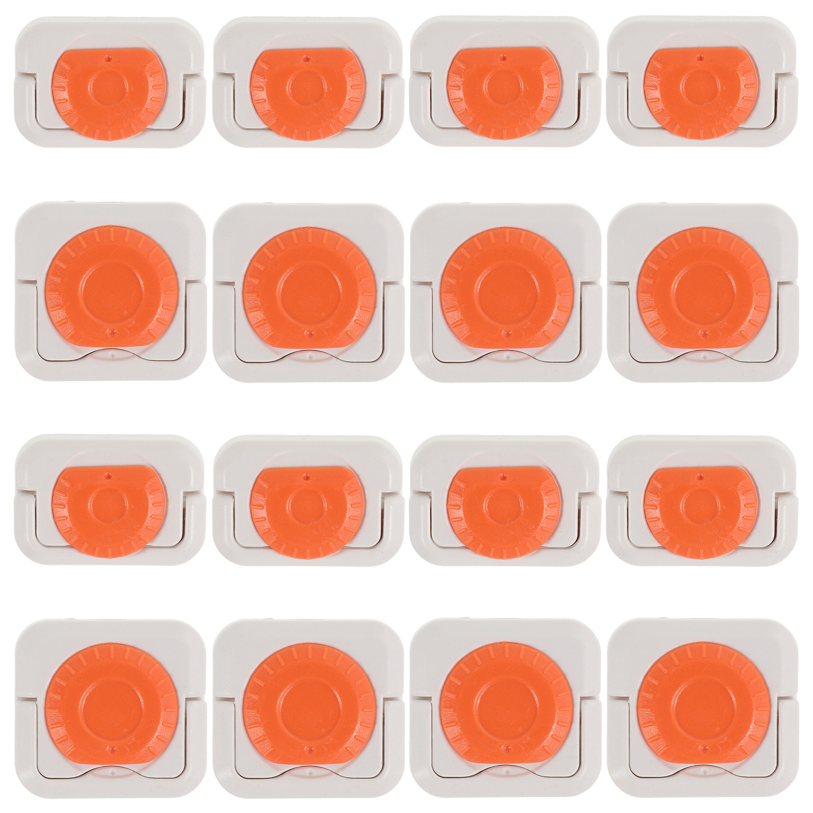 Outlet Cover Childproof - 24 Stück Universelle Orange ABS-Steckdosenabdeckungen, Kindersicherung