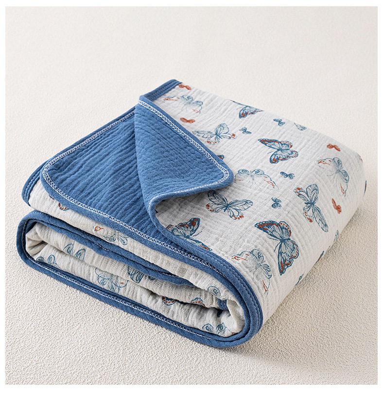 Baby Nursery Boy - Musselin-Babywickeldecken für Neugeborene, Sommerdecke für Kinderzimmer,
