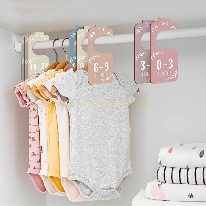 Baby Nursery Design - 8er-Set Baby-Schrank-Trennwände aus Holz für Kinderzimmer,