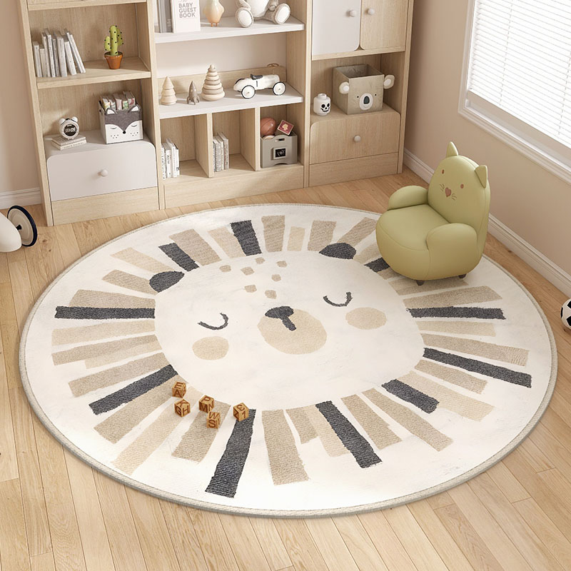 Baby Nursery Rug - VIKAMA Mori Kurzflor-Teppich, hypoallergen, für Kinderzimmer,