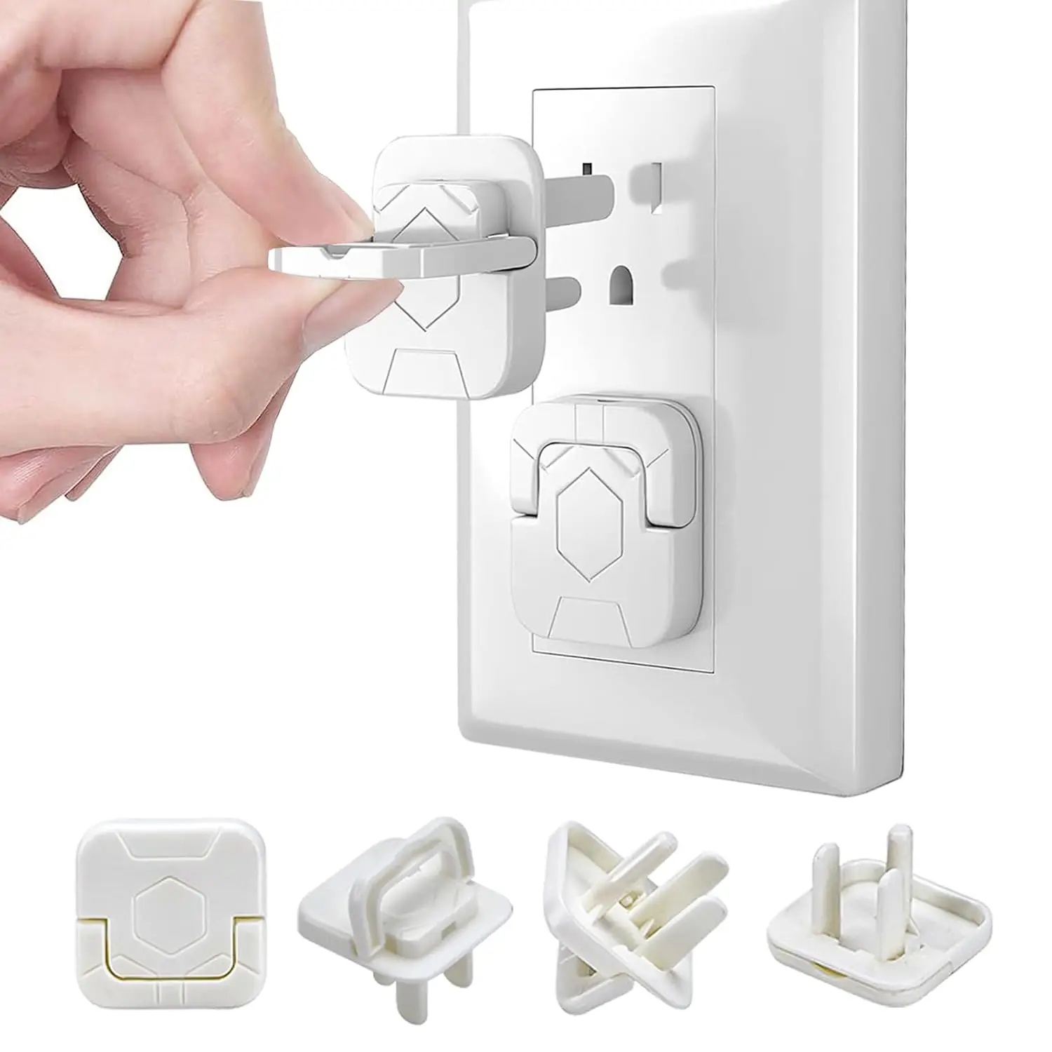 Outlet Cover Childproof - 1-20 Stück Babyfeste Steckdosenabdeckungen Kindersicherheits-Steckdosenschutz Wiederverwendbare