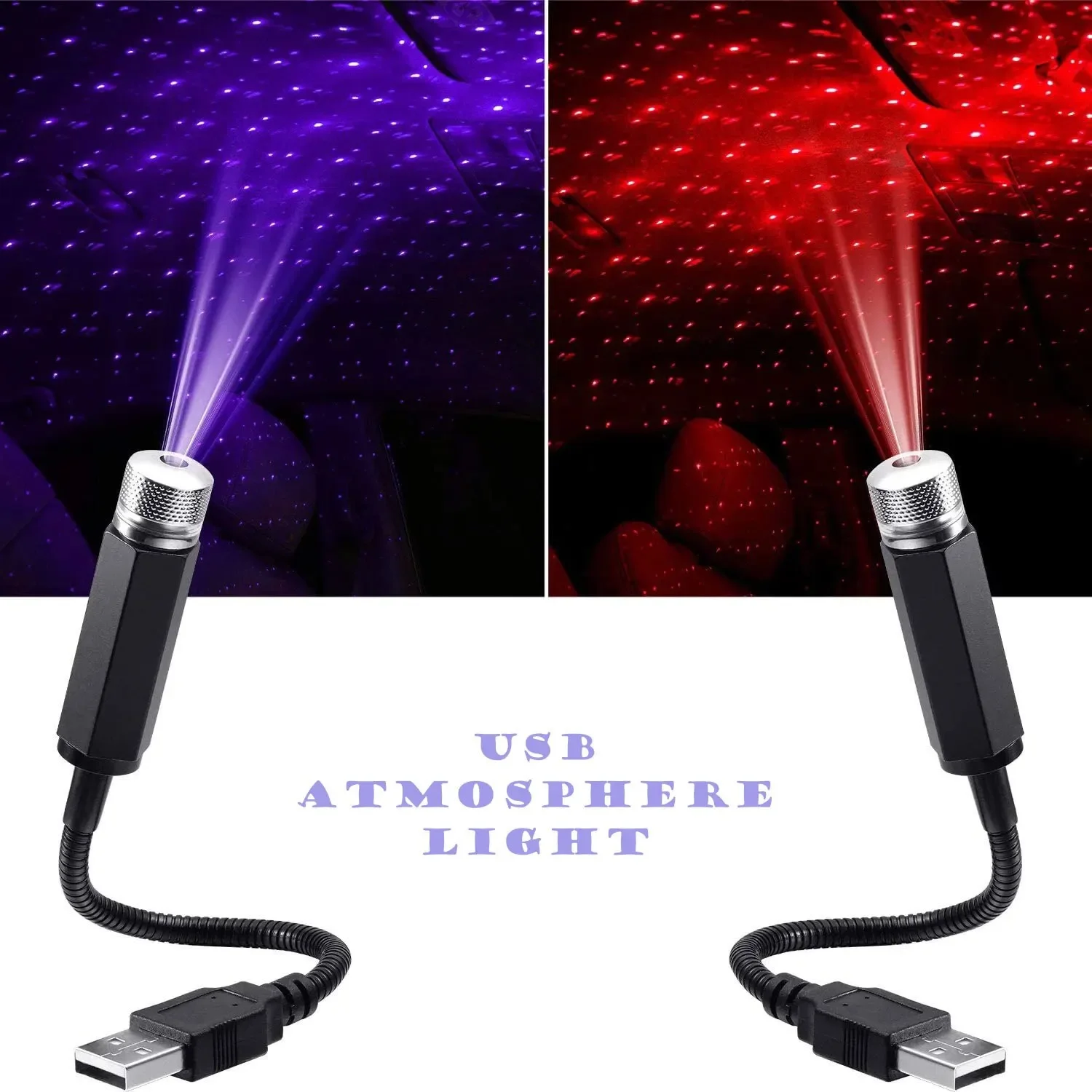 Night Light Projector Stars - QXNY Mini Auto LED Sternenhimmel Nachtlicht