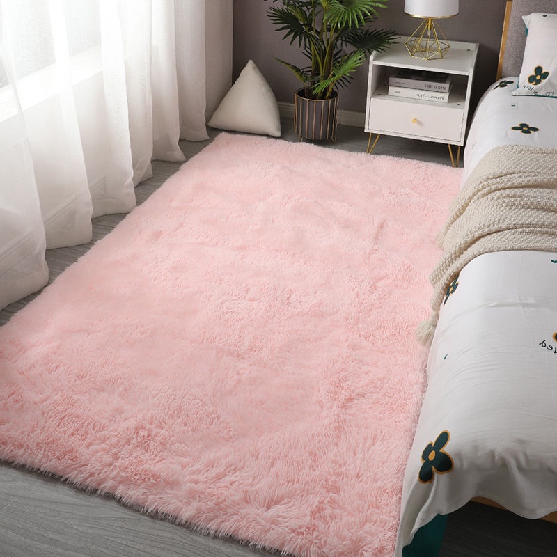 Baby Nursery Rug - Rosa Schlafzimmerteppich für Kinderzimmer, niedlicher Mädchen-Boden,
