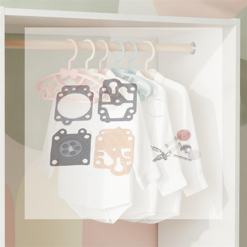 Baby Nursery Closet Organization - 12 Stück Baby- und Kinderkleiderbügel, rutschfest,