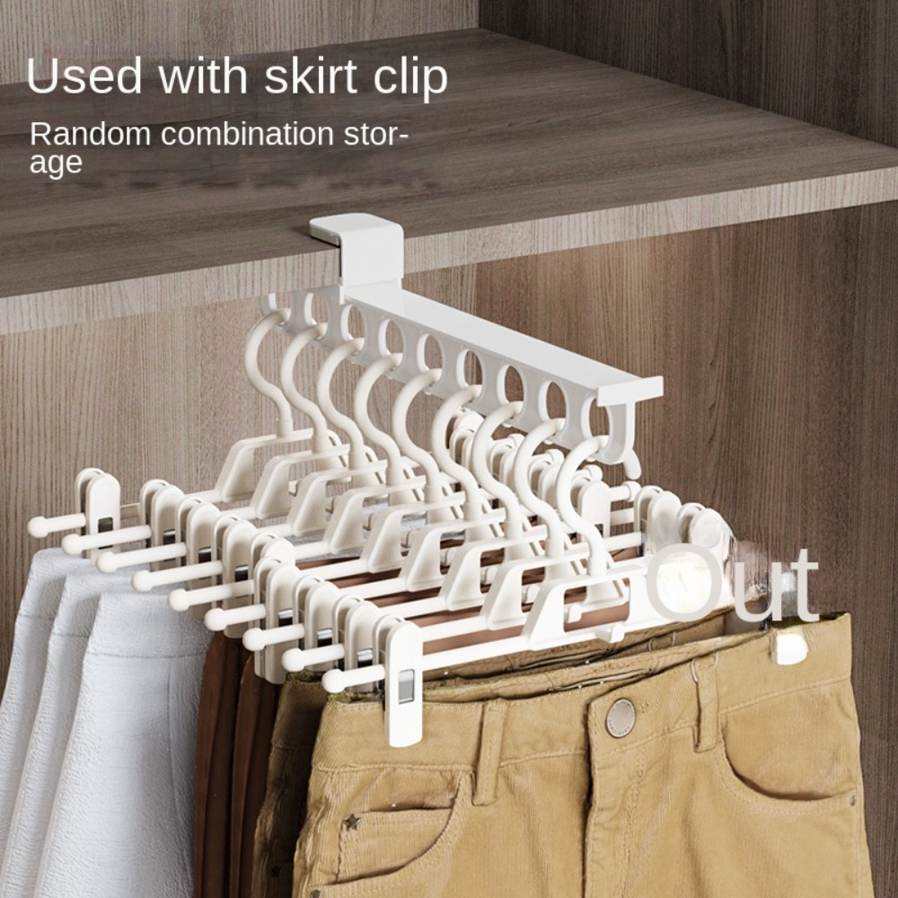 Drawer Dresser White - Neuer multifunktionaler Klapphaken, tragbarer faltbarer Kleiderschrank-Organizer,