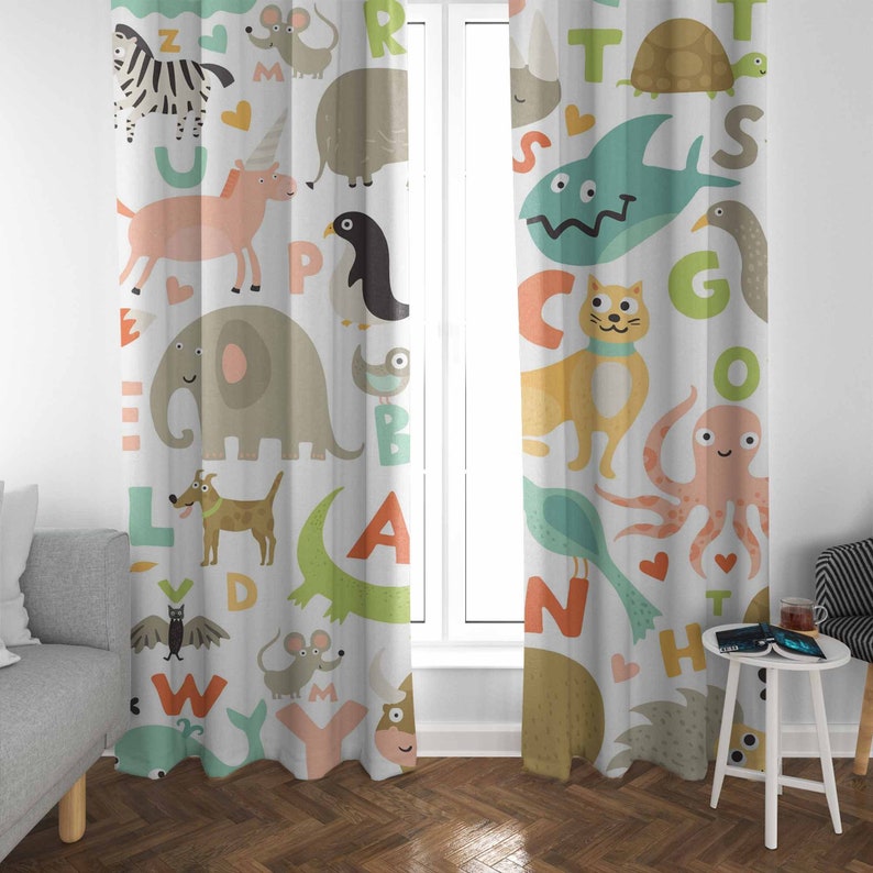 ABC Alphabet Kinderzimmer Vorh – Baby Nursery Blackout Curtains Bewertung und Preis