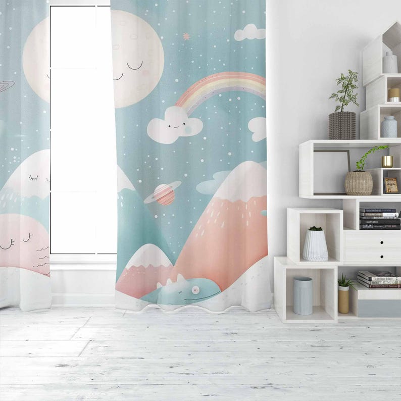 Berg Regenbogen Baby Kinderzim – Baby Nursery Blackout Curtains Bewertung und Preis