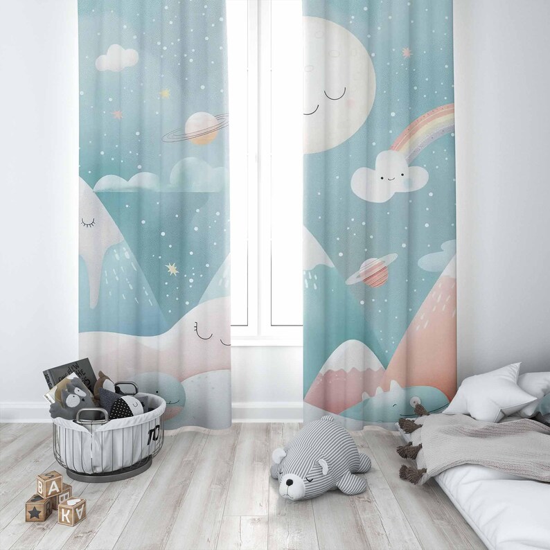 Berg Regenbogen Baby Kinderzim – Baby Nursery Blackout Curtains Bewertung und Preis