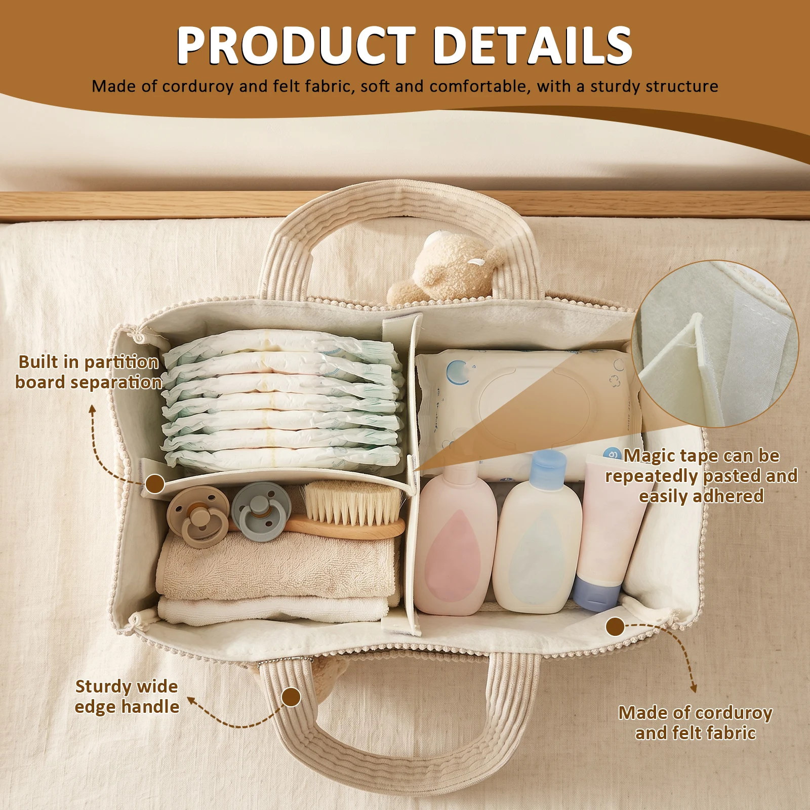 Tragbare Reise-Mama-Tasche, fa – Diaper Caddy Organizer Bewertung und Preis