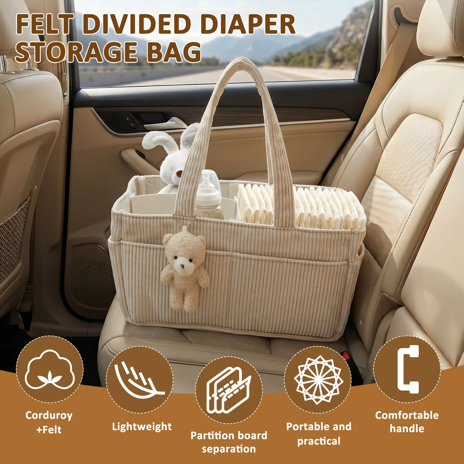 Tragbare Reise-Mama-Tasche, fa – Diaper Caddy Organizer Bewertung und Preis