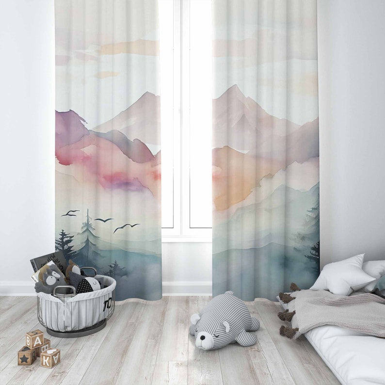 Mountain Forest Kinderzimmer V – Baby Nursery Blackout Curtains Bewertung und Preis