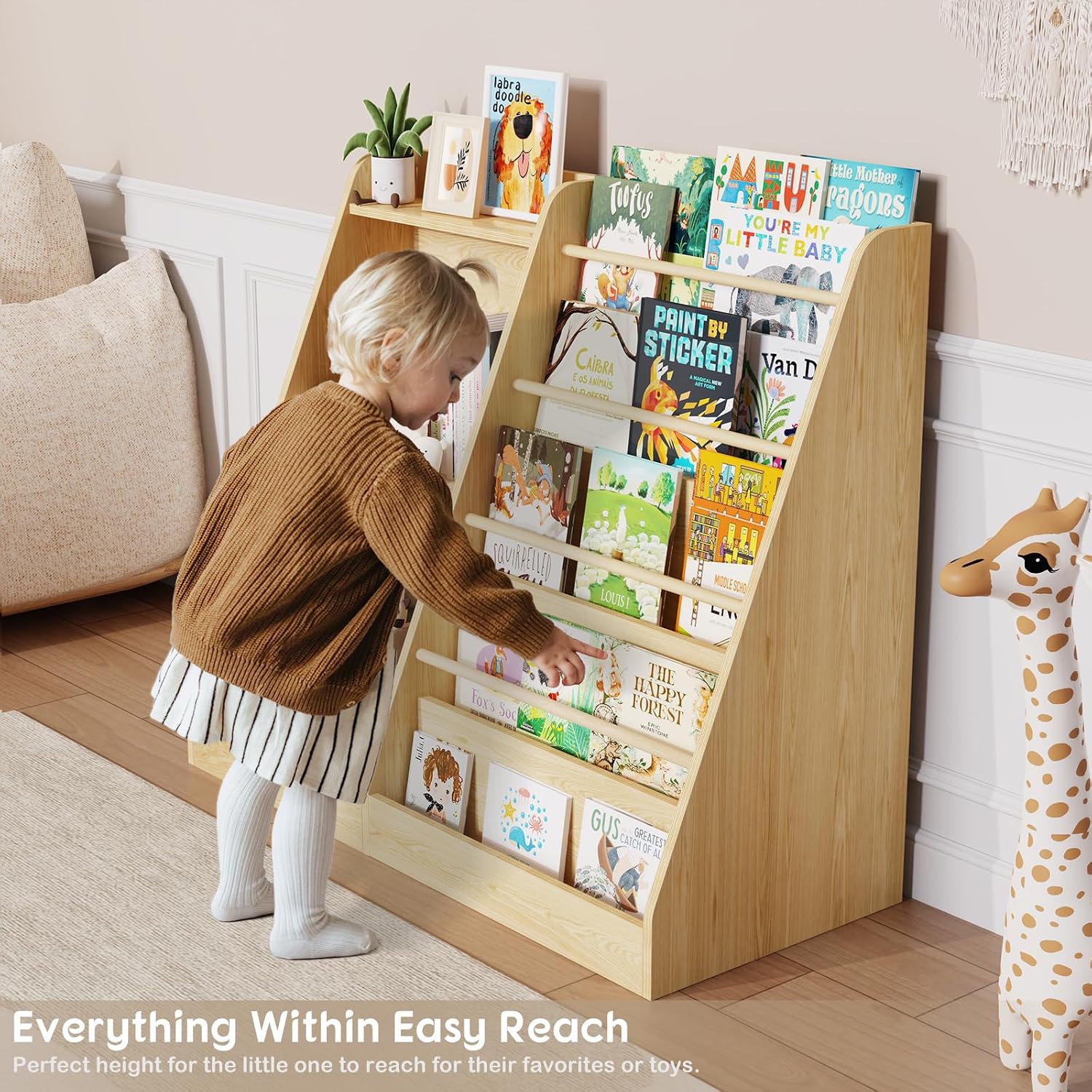 Kinder-Bücherregal Montessori  – Baby Nursery Bookshelf Bewertung und Preis