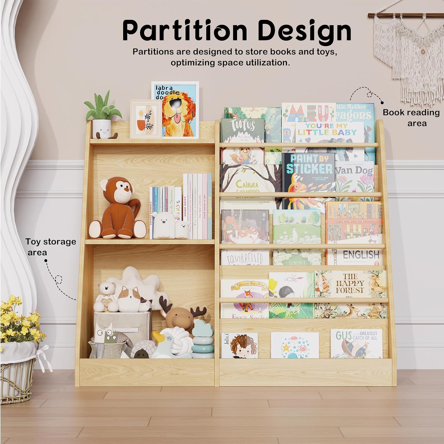 Kinder-Bücherregal Montessori  – Baby Nursery Bookshelf Bewertung und Preis