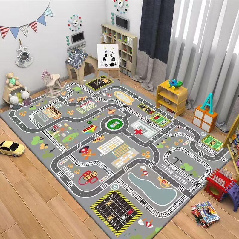 Kinder-Verkehrsteppich mit Car – Baby Nursery Rug Bewertung und Preis