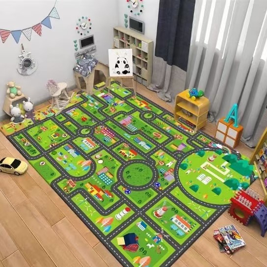 Kinder-Verkehrsteppich mit Car – Baby Nursery Rug Bewertung und Preis