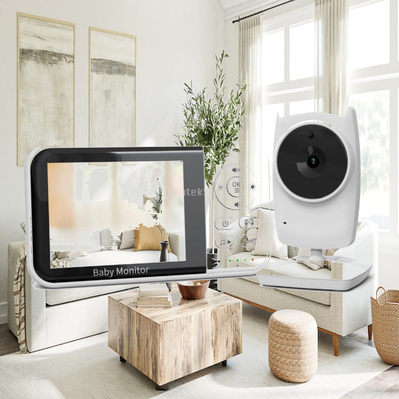 Visueller Baby-Monitor mit Tem – Baby Nursery Temperature Bewertung und Preis