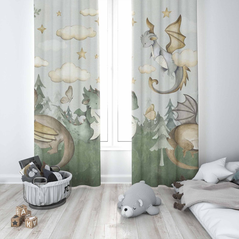 Kleiner Drache Kinderzimmer Vo – Baby Nursery Blackout Curtains Bewertung und Preis