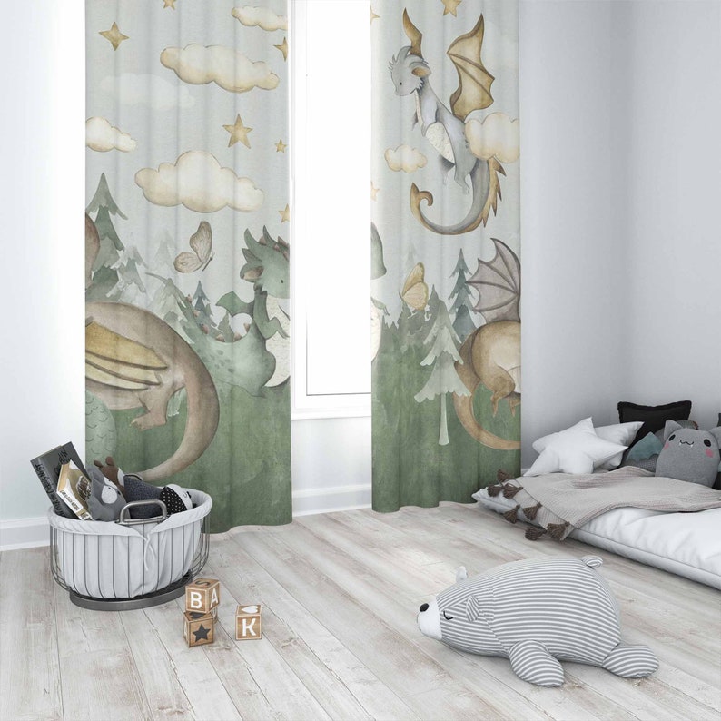 Kleiner Drache Kinderzimmer Vo – Baby Nursery Blackout Curtains Bewertung und Preis