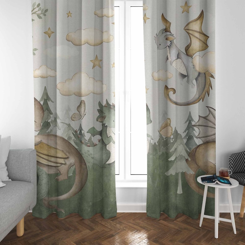 Kleiner Drache Kinderzimmer Vo – Baby Nursery Blackout Curtains Bewertung und Preis
