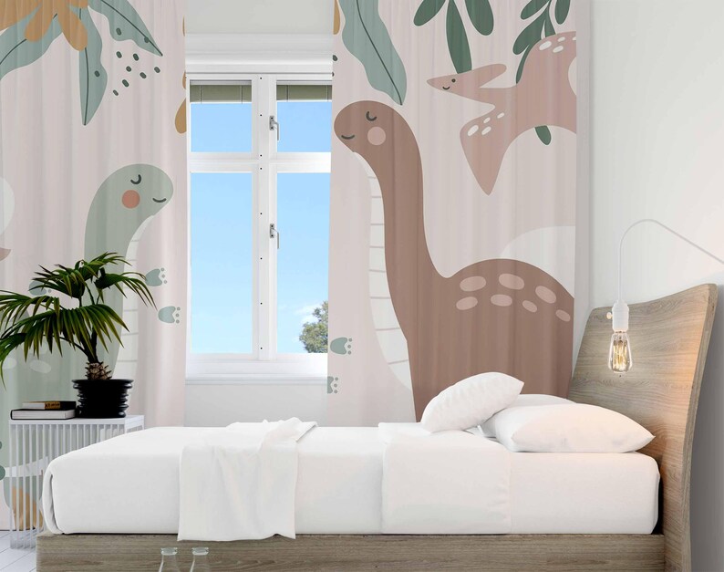 Dinosaurier Kinderzimmer Vorhä – Baby Nursery Blackout Curtains Bewertung und Preis