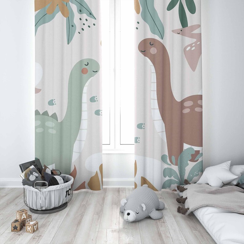 Dinosaurier Kinderzimmer Vorhä – Baby Nursery Blackout Curtains Bewertung und Preis