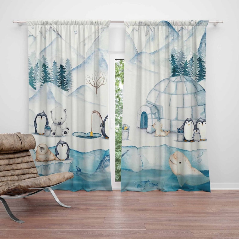 Arktische Tiere Kinderzimmer V – Baby Nursery Blackout Curtains Bewertung und Preis