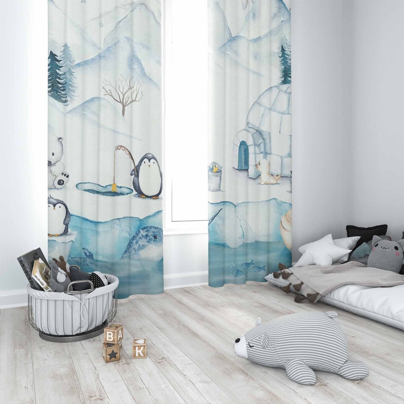 Arktische Tiere Kinderzimmer V – Baby Nursery Blackout Curtains Bewertung und Preis