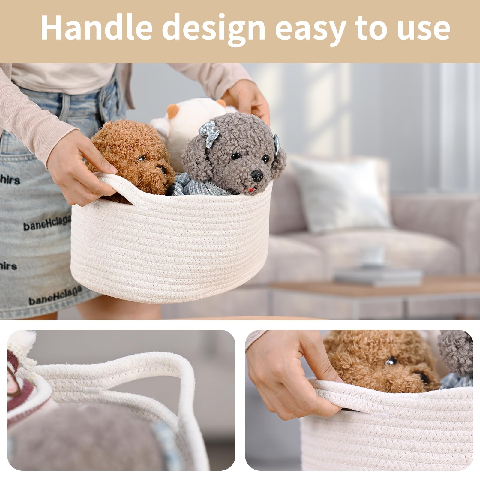 Boho Baumwollseil Geflochtenes – Baby Nursery Closet Organization Bewertung und Preis