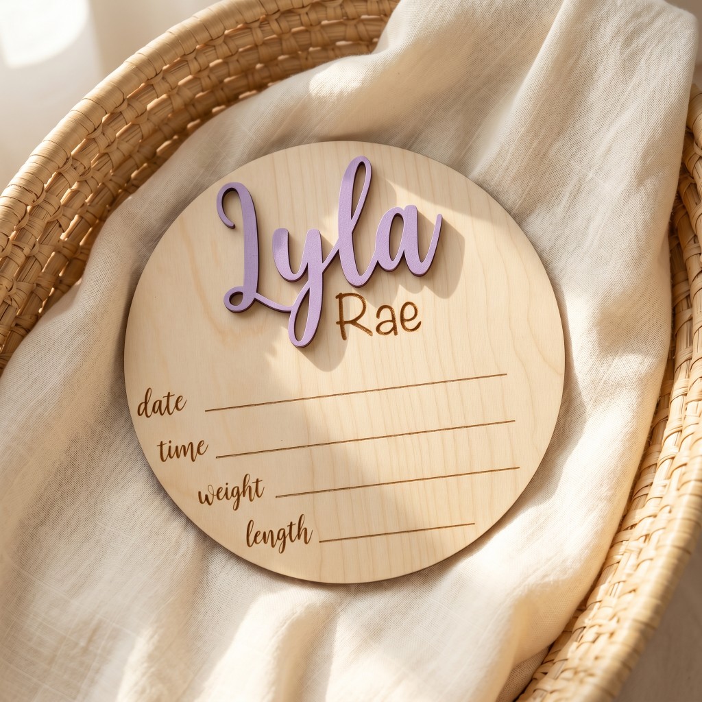 1 Stück Personalisierte Geburt – Baby Nursery Diy Bewertung und Preis