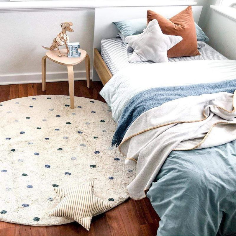 Punkt flauschigen Teppich Wohn – Baby Nursery Rug Bewertung und Preis