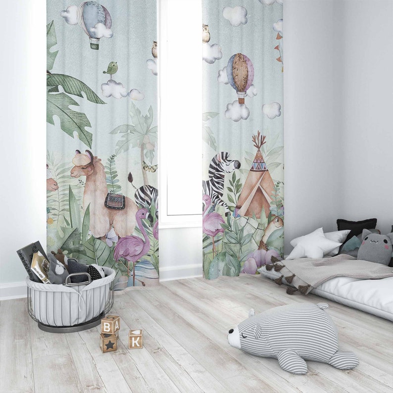 Safari Tiere Party Kinderzimme – Baby Nursery Blackout Curtains Bewertung und Preis