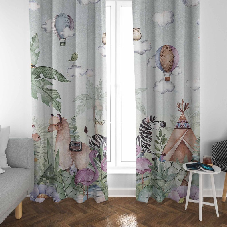 Safari Tiere Party Kinderzimme – Baby Nursery Blackout Curtains Bewertung und Preis