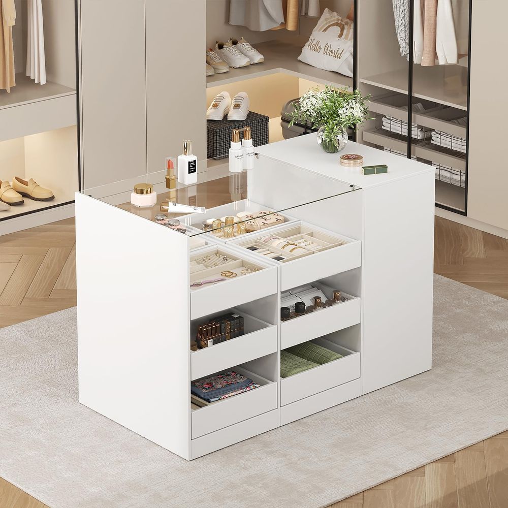 Kleiderschrankinsel mit Schubl – Drawer Dresser White Bewertung und Preis