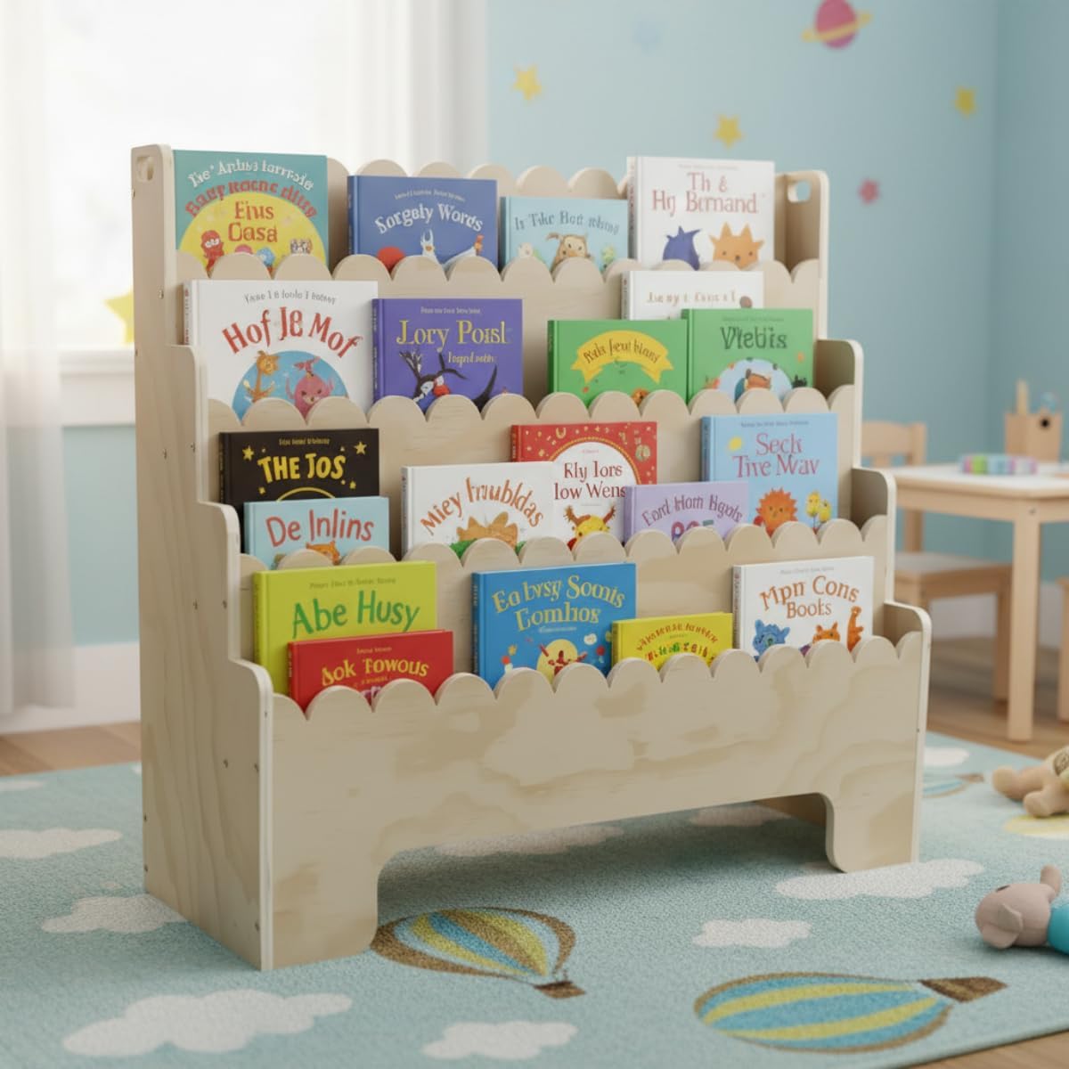 Kinder-Bücherregal mit 4 Ebene – Baby Nursery Bookshelf Bewertung und Preis