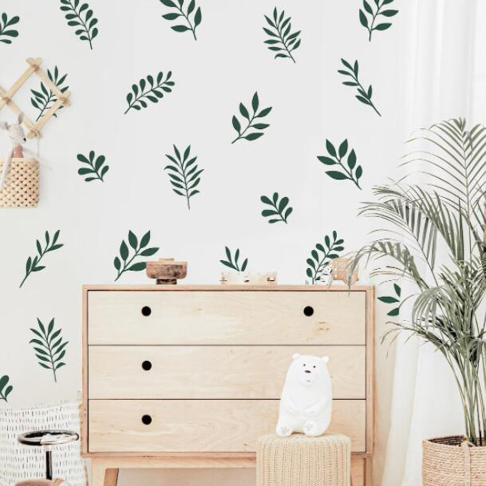 41 Stücke Botanische Blatt Wan – Baby Nursery Design Bewertung und Preis