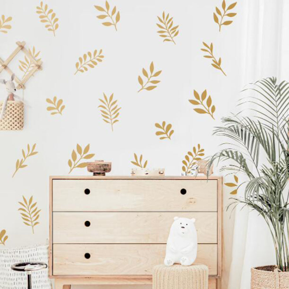 41 Stücke Botanische Blatt Wan – Baby Nursery Design Bewertung und Preis