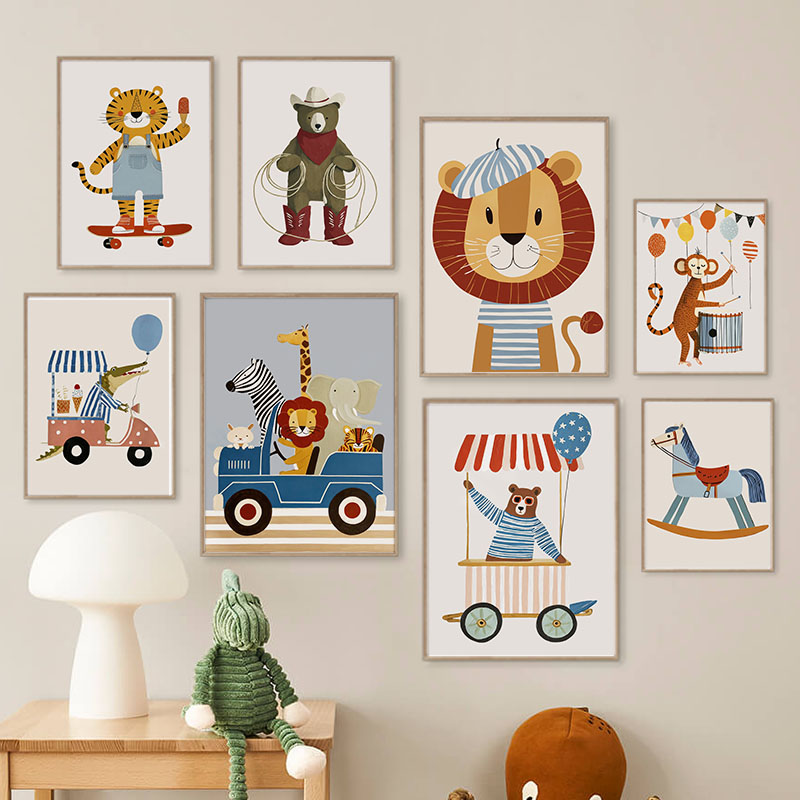 Lustige Cartoon-Tier Auto Ball – Baby Nursery Design Bewertung und Preis