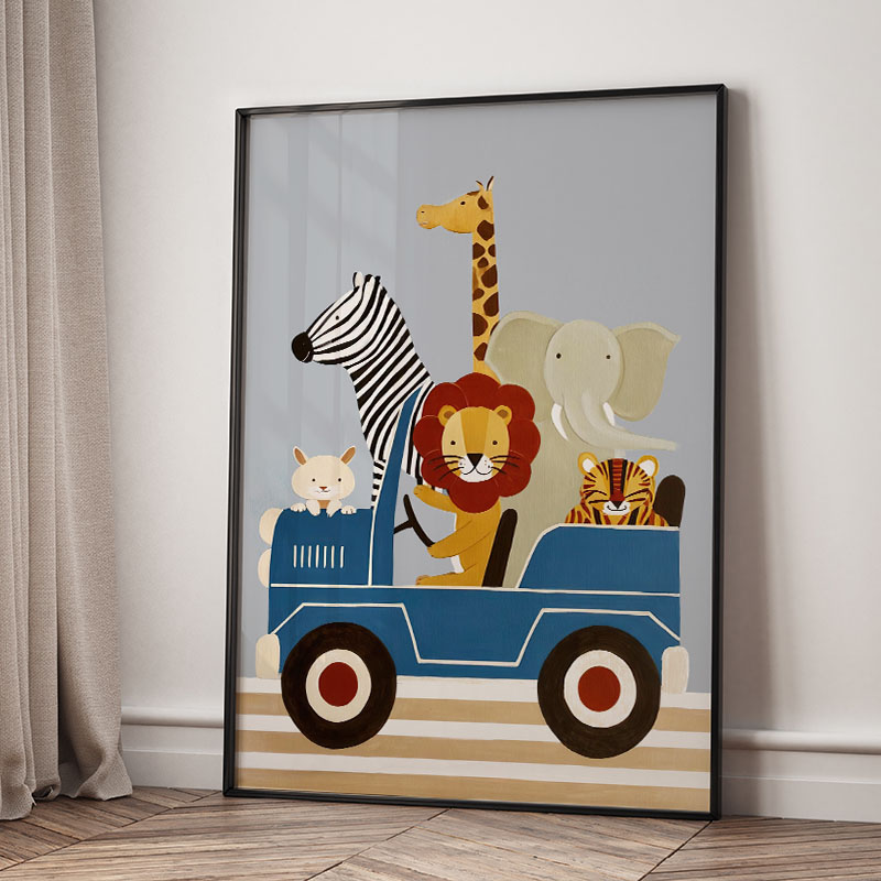 Lustige Cartoon-Tier Auto Ball – Baby Nursery Design Bewertung und Preis