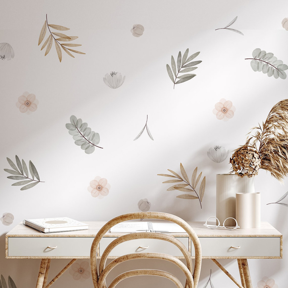 Boho Blätter Botanische DIY Wa – Baby Nursery Diy Bewertung und Preis