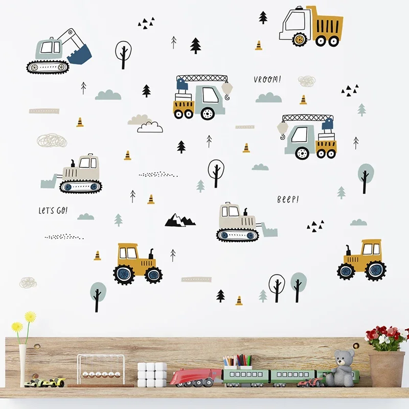 Handgezeichnete süße Autos für – Baby Nursery Design Bewertung und Preis
