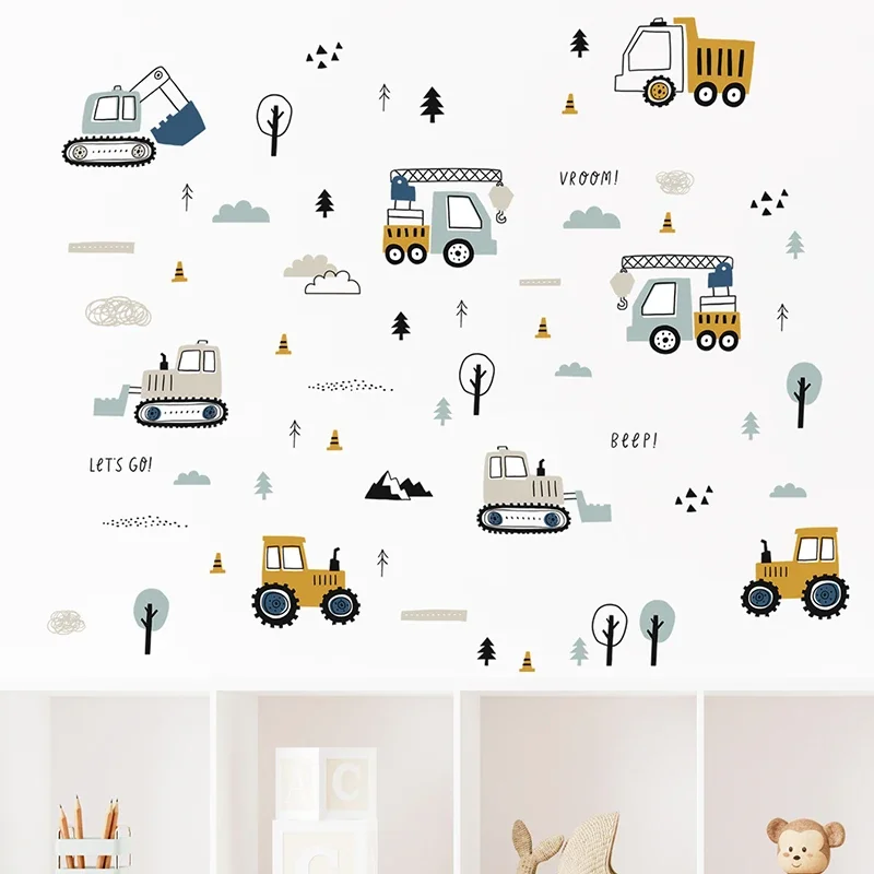 Handgezeichnete süße Autos für – Baby Nursery Design Bewertung und Preis