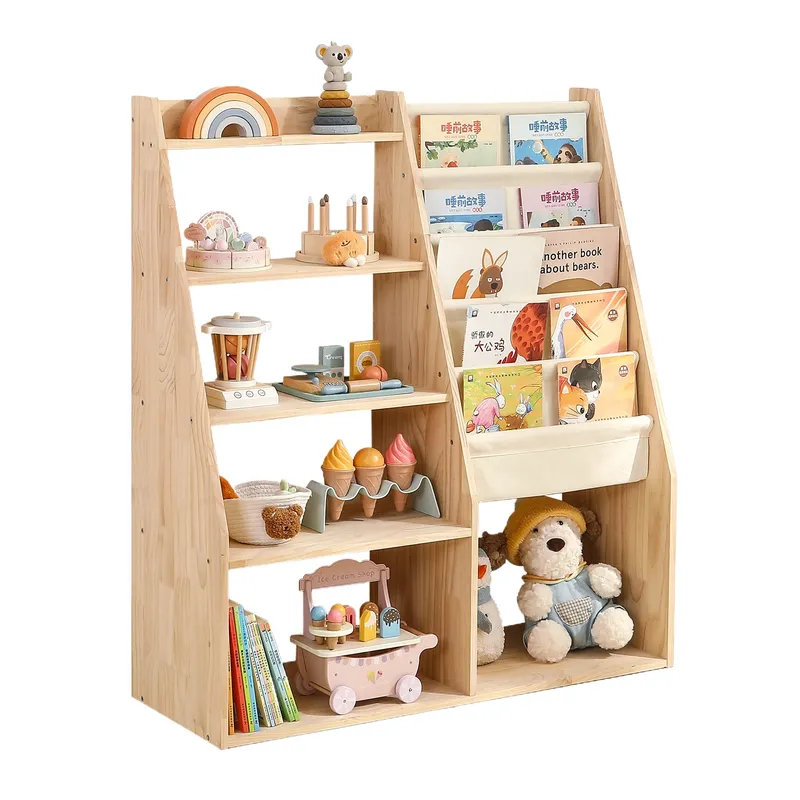 2-in-1 Spielzeug-Aufbewahrungs – Baby Nursery Bookshelf Bewertung und Preis