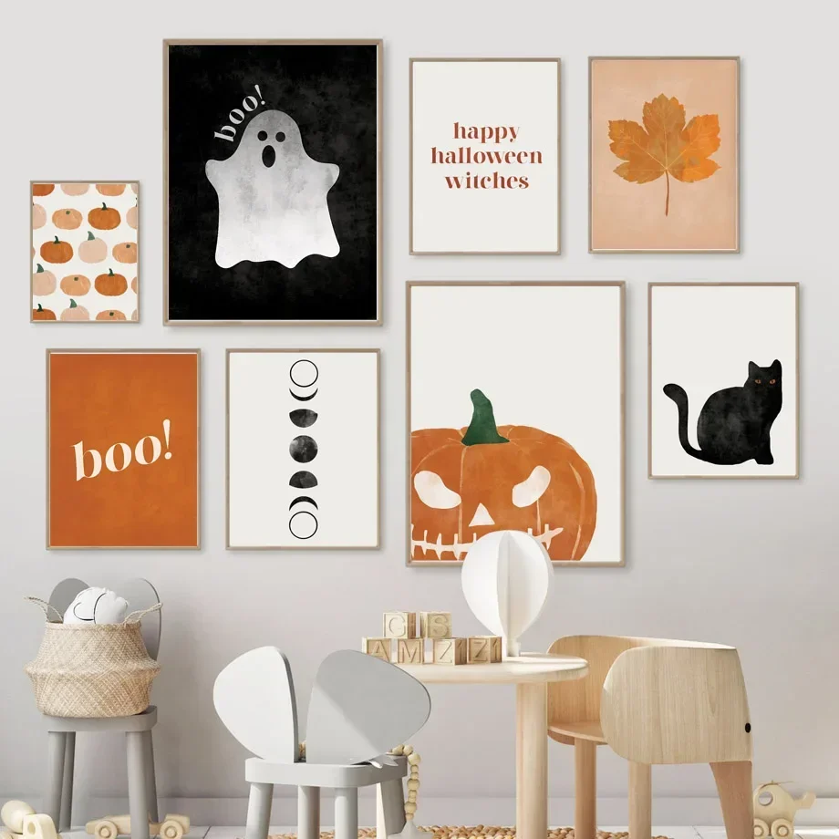 Katze Halloween Soul Kürbis Wa – Baby Nursery Boy Bewertung und Preis