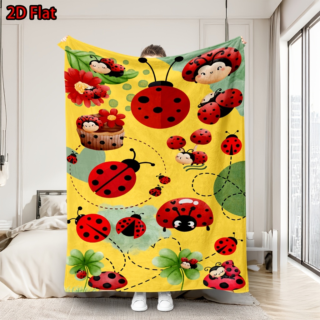 Super süße Marienkäfer-Decke f – Baby Nursery Yellow Bewertung und Preis
