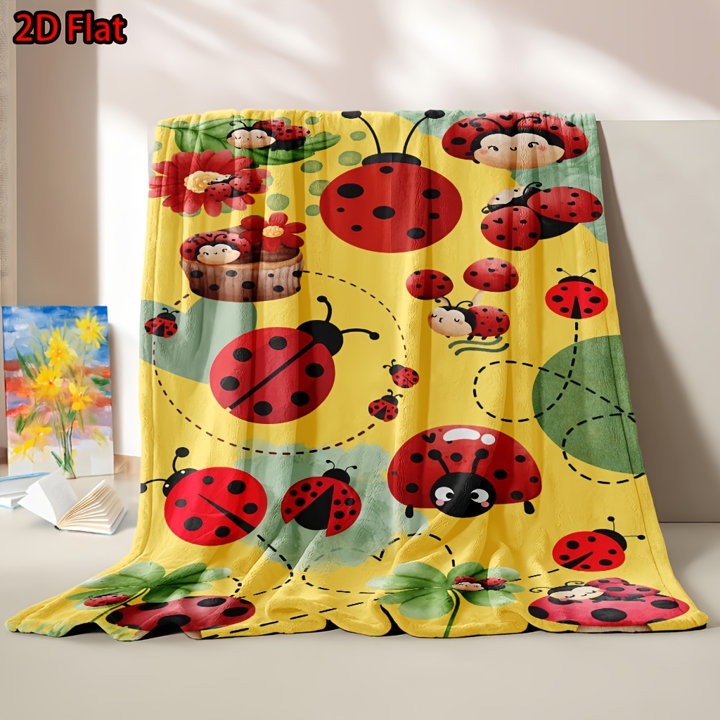 Super süße Marienkäfer-Decke f – Baby Nursery Yellow Bewertung und Preis