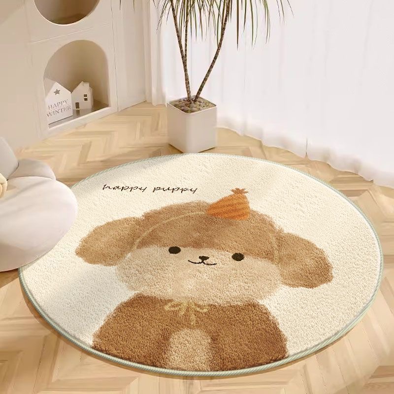 VIKAMA 1PC Runde Teppich Wohnz – Baby Nursery Rug Bewertung und Preis